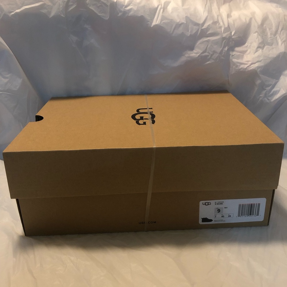 UGG Neumel Boot (Women’s) Black Suede, Size 9